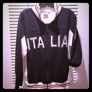 Italia zip up sweatshirt